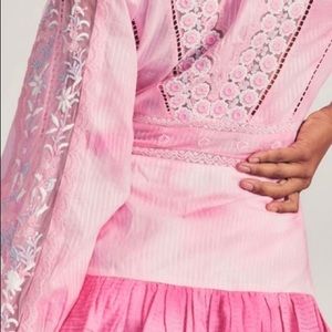 Gorgeous pink LOVESHACKFANCY Chelie Dress in Pink Zinnia. Brand new with tags!